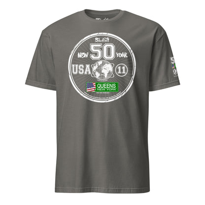 Queens New York - 50 States - Front Print in White - Women's Relaxed Fit