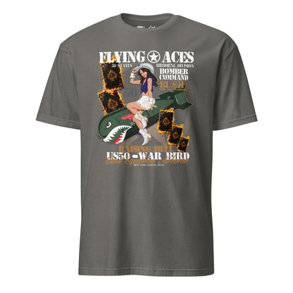 Bomber Command Five Card - Front Print - Men's Classic Fit Graphic T-Shirt