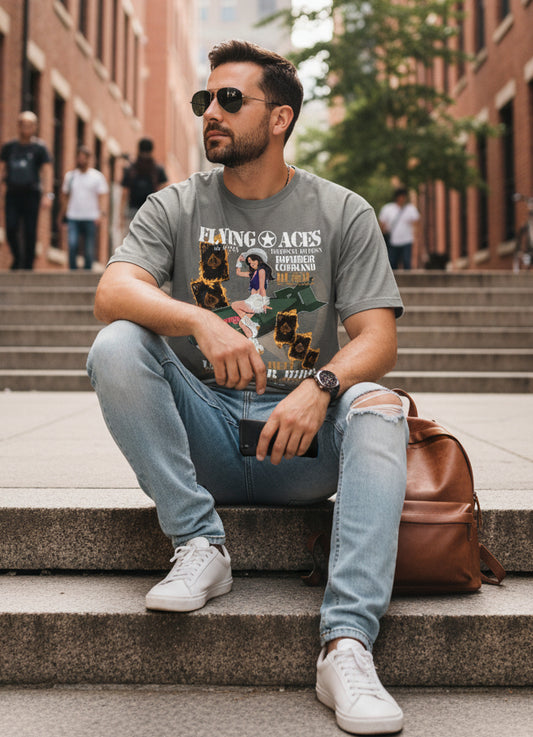 Bomber Command Five Card - Front Print - Men's Classic Fit