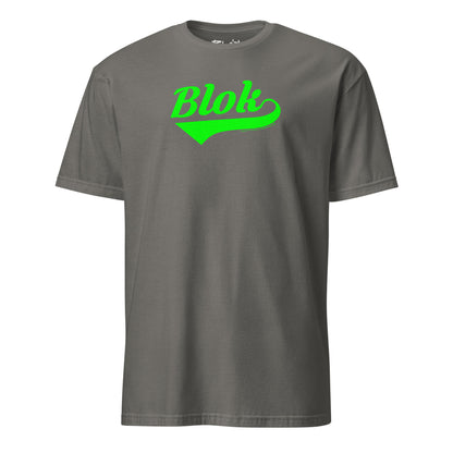 Blok Classic Logo - Front Print - in Green - Men's Classic Fit Graphic T-Shirt