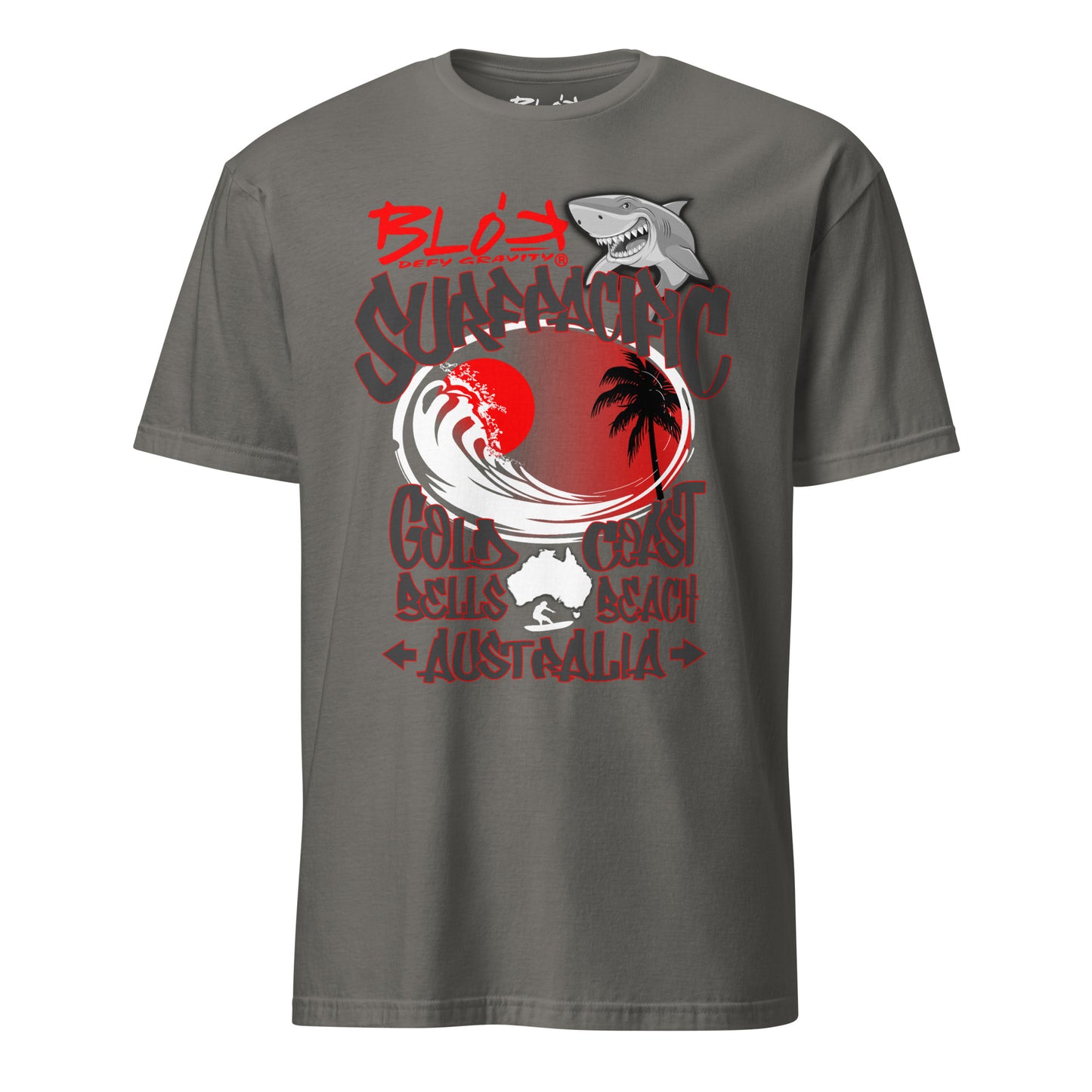 Gold Coast - Front Print with Red Logo - Men's Classic Fit