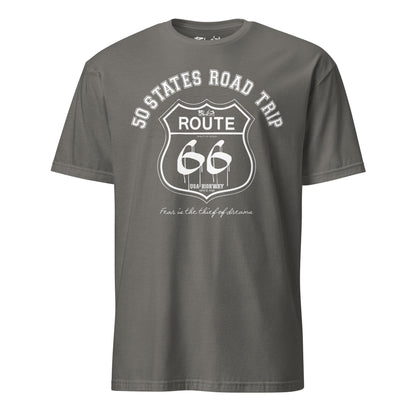 Route 66 Road Trip - Front Print in White