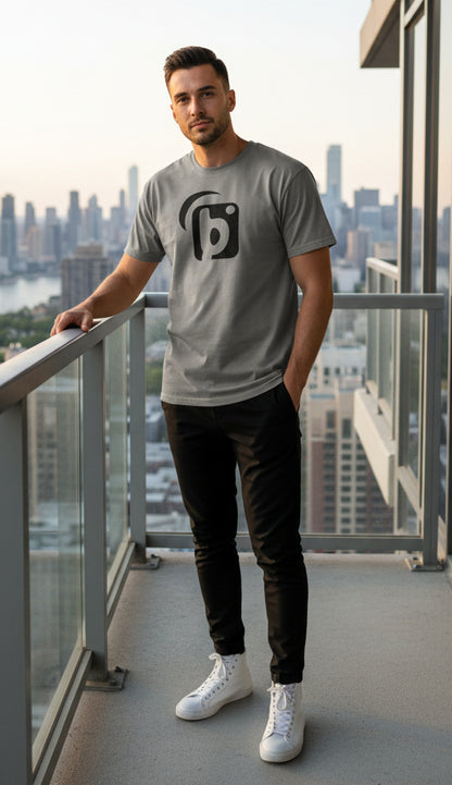 Original Logo - with Black Print - Men's Classic Fit Graphic T-Shirt