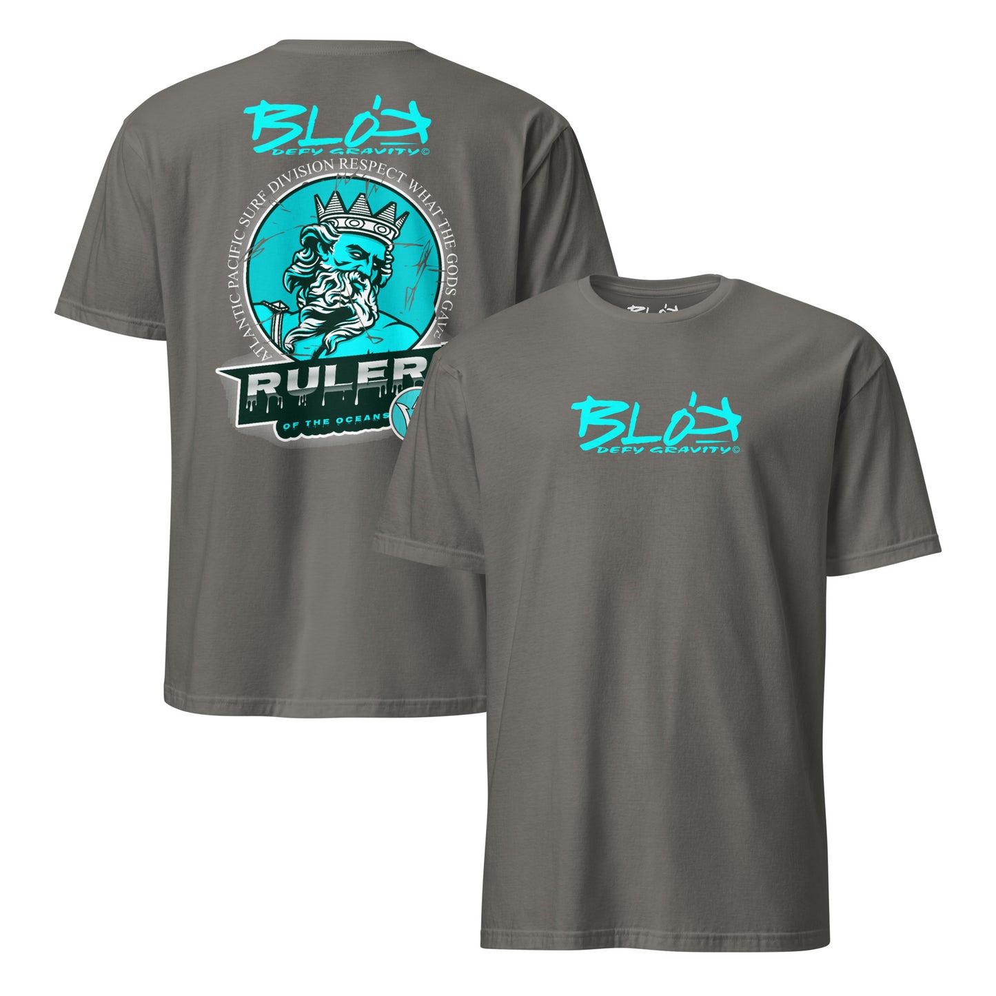 Ruler of the Oceans - Front & Back Print - in Turquoise - Women's Relaxed Fit