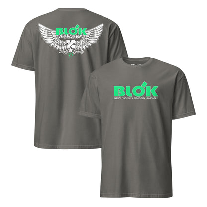 Airborne Wings - Front & Back Print in Green - Women's Relaxed Fit