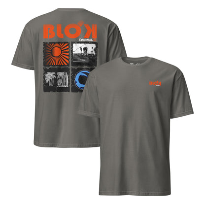 BLOK California Sport - Orange Front & Back Print Women's Relaxed Fit Graphic T-Shirt