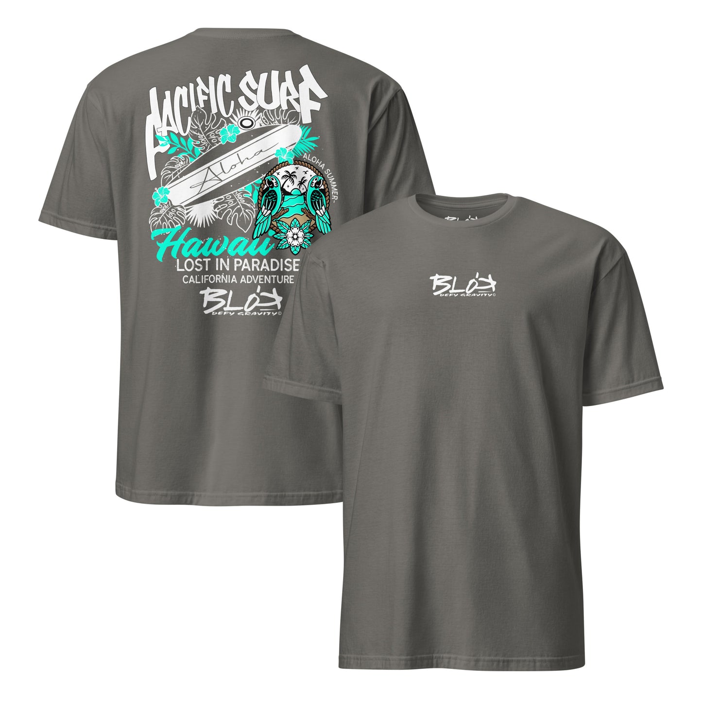 Hawaii - Pacific Surf - Front & Back Print - Women's Relaxed Fit