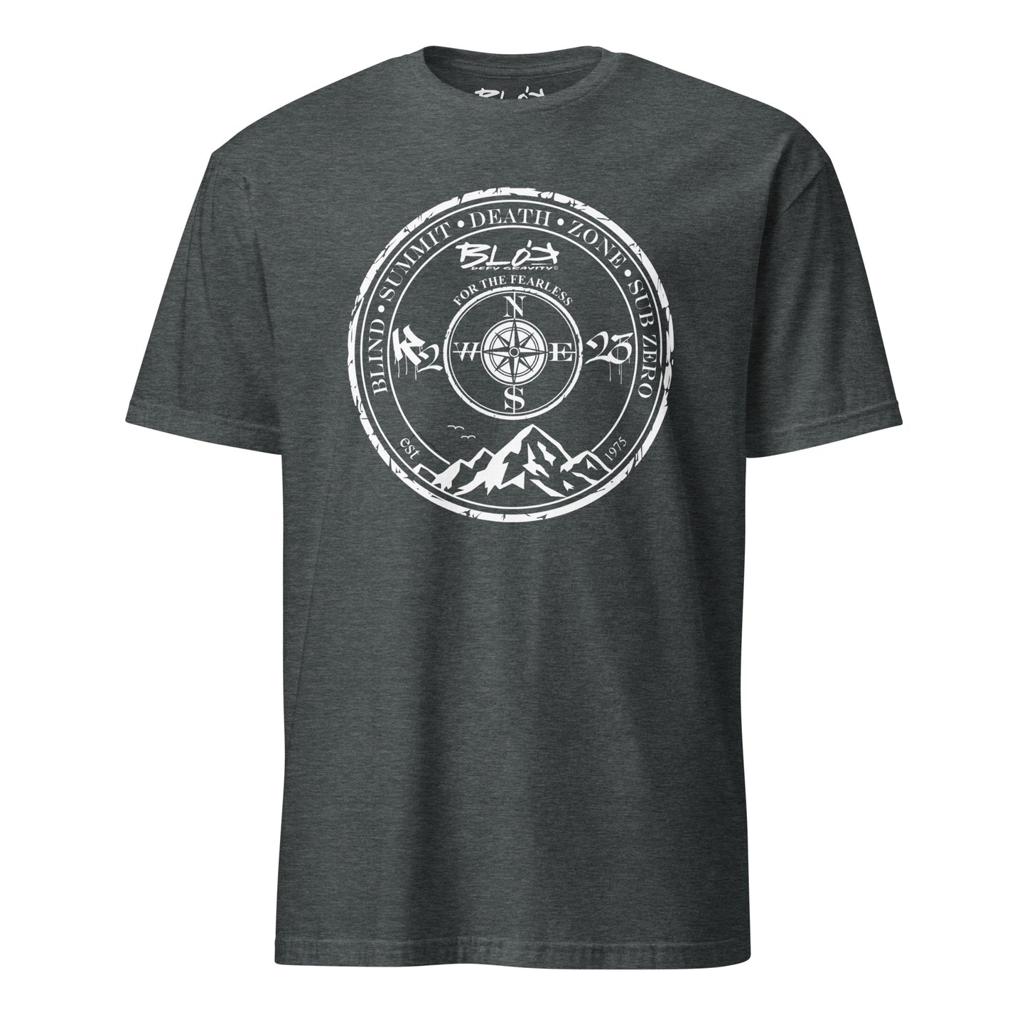 BLOK Blind Summit - White Front Print Women's Relaxed Fit Graphic T-Shirt