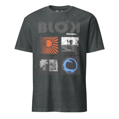 BLOK California Sport - Black Front Print Women's Relaxed Fit Graphic T-Shirt