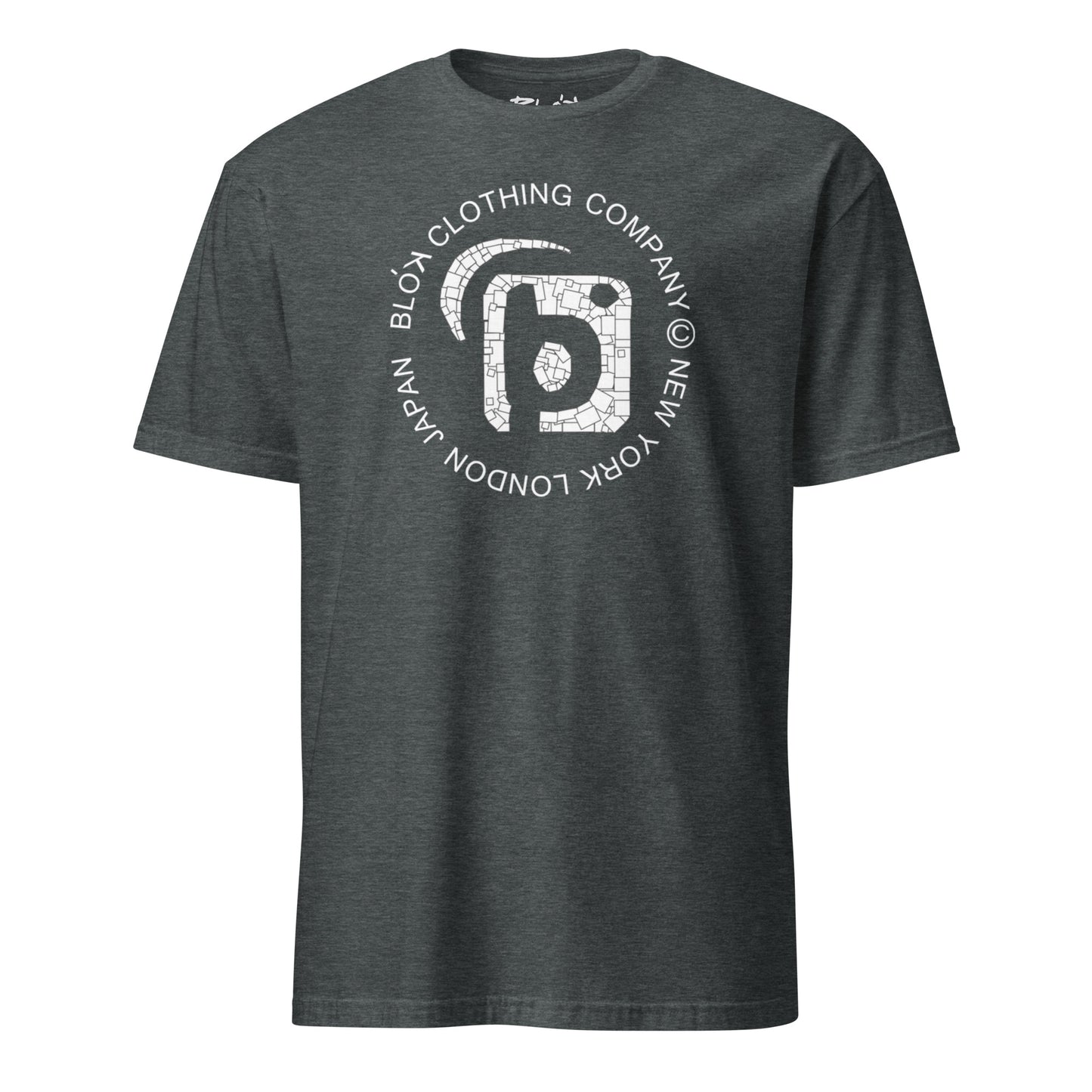 Mosaic Circle - Front Print in White - Men's Classic Fit