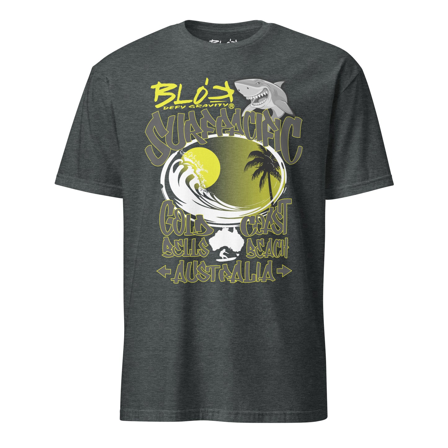 Gold Coast - Front Print with Yellow Logo - Men's Classic Fit