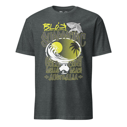 Gold Coast - Front Print with Yellow Logo - Men's Classic Fit