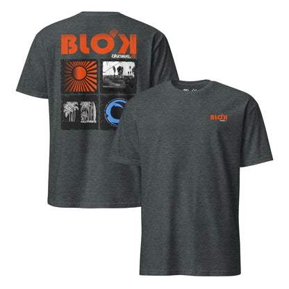 BLOK California Sport - Orange Front & Back Print Women's Relaxed Fit Graphic T-Shirt