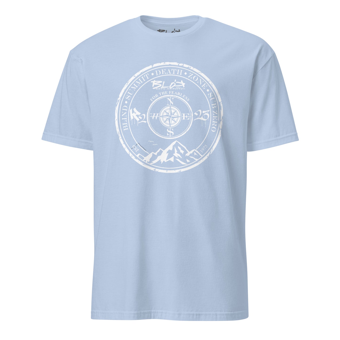 BLOK Blind Summit - White Front Print Women's Relaxed Fit Graphic T-Shirt