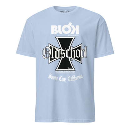 Old School Iron Cross - Front Print in White - Women's Relaxed Fit