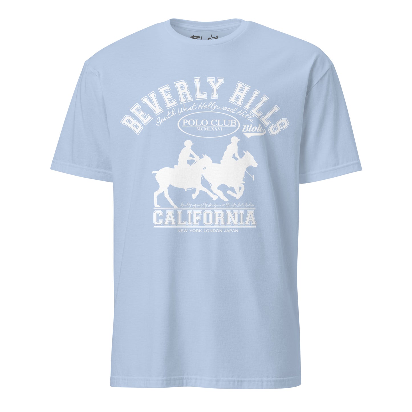 Beverly Hills Polo Club - Front Print in White - Women's Relaxed Fit