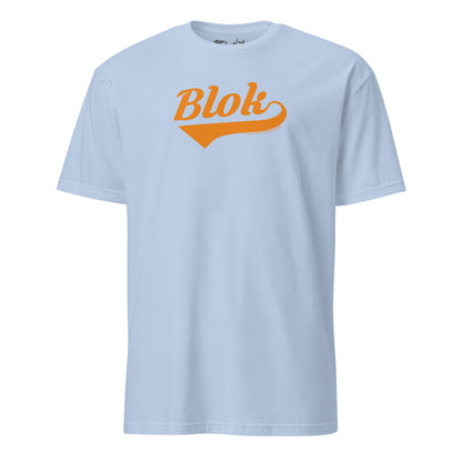 Blok Classic - Front Print - in Orange - Men's Classic Fit