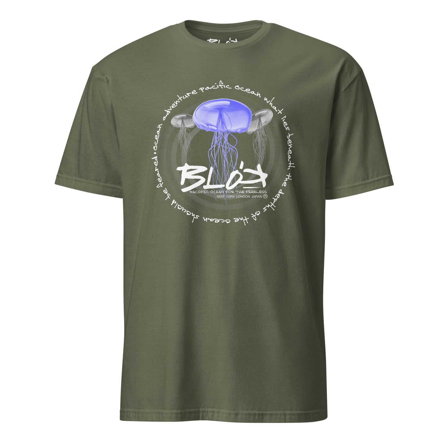 Jellyfish - Front Print with White Logo - Women's Relaxed Fit