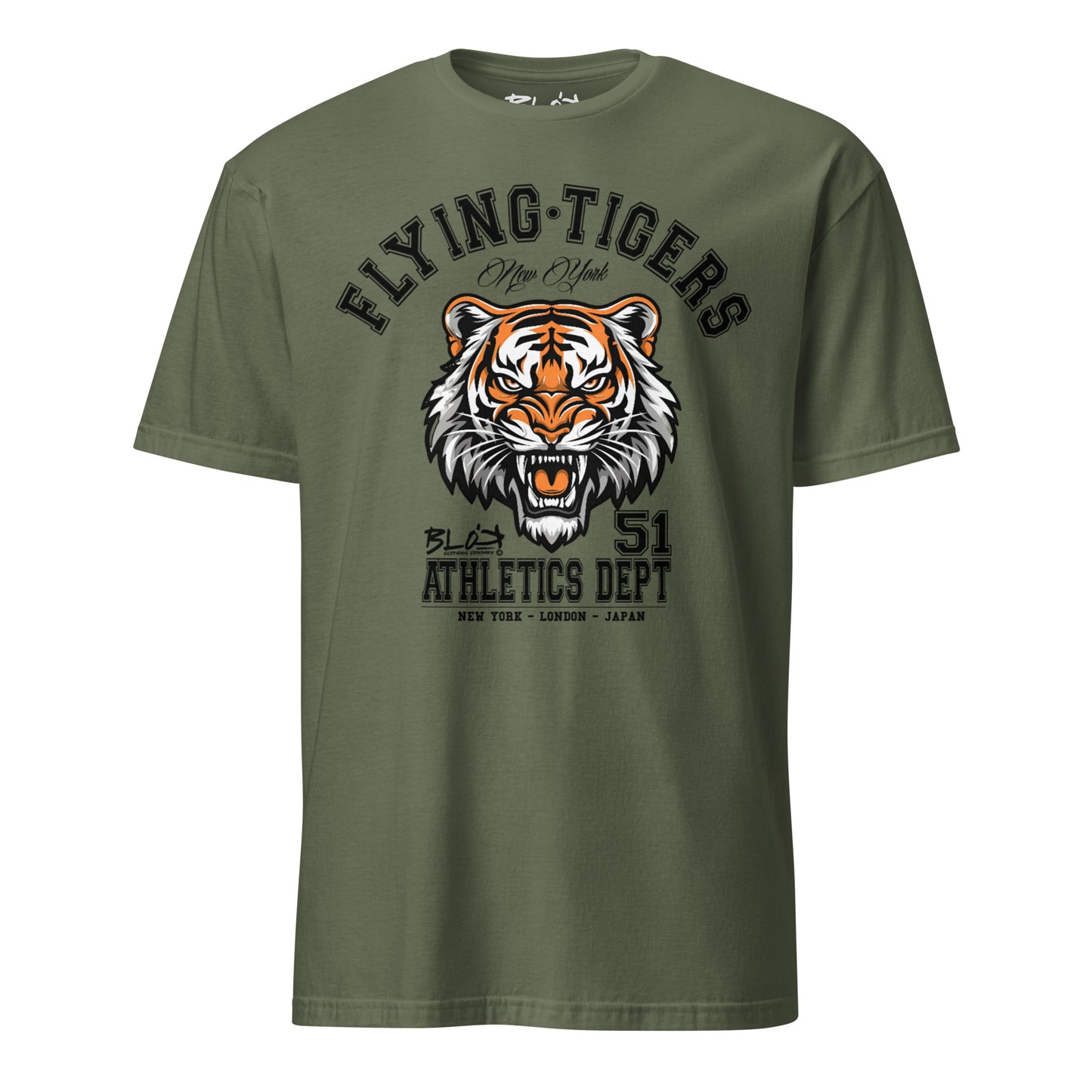 Flying Tigers - Front Print with Black Logo - Women's Relaxed Fit