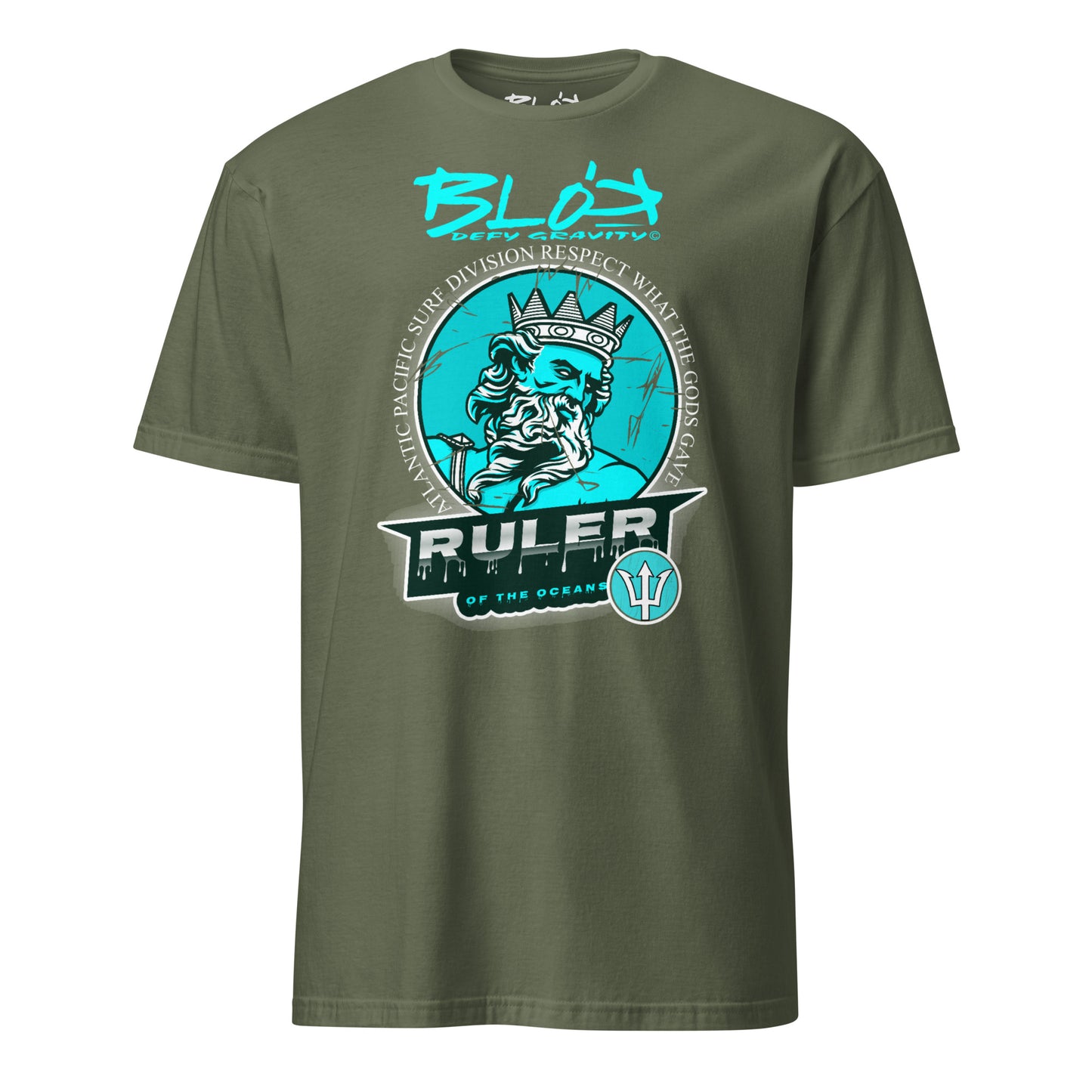 Ruler of the Oceans - Front Print - in Turquoise - Women's Relaxed Fit