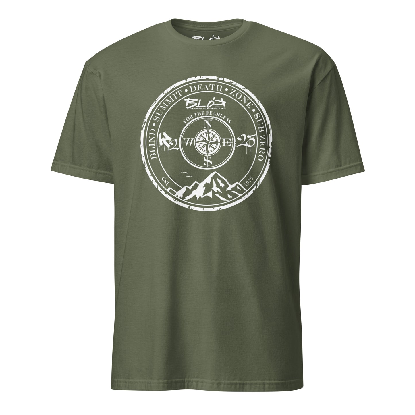 BLOK Blind Summit - White Front Print Women's Relaxed Fit Graphic T-Shirt