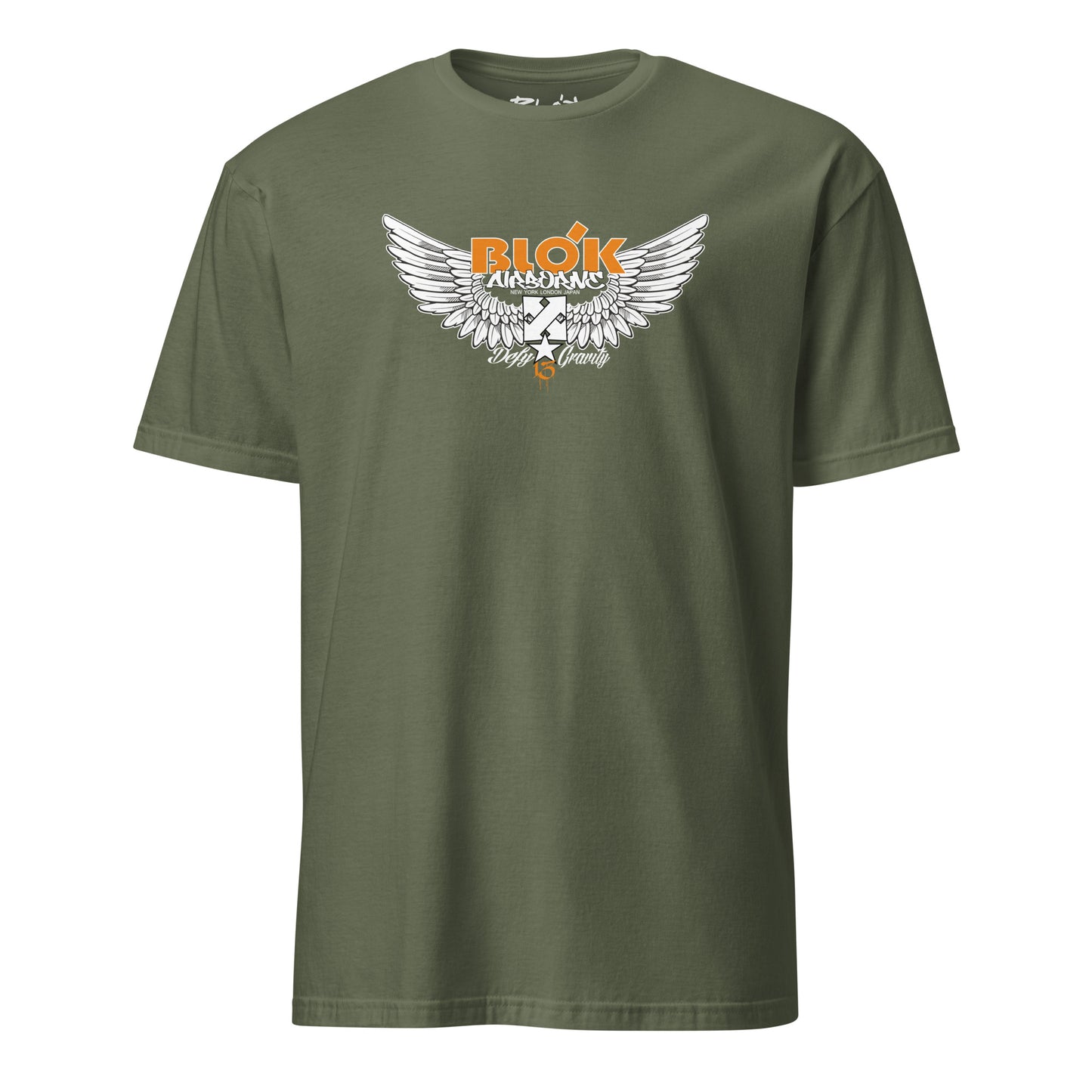 Airborne Wings - Front Print in Orange - Women's Relaxed Fit