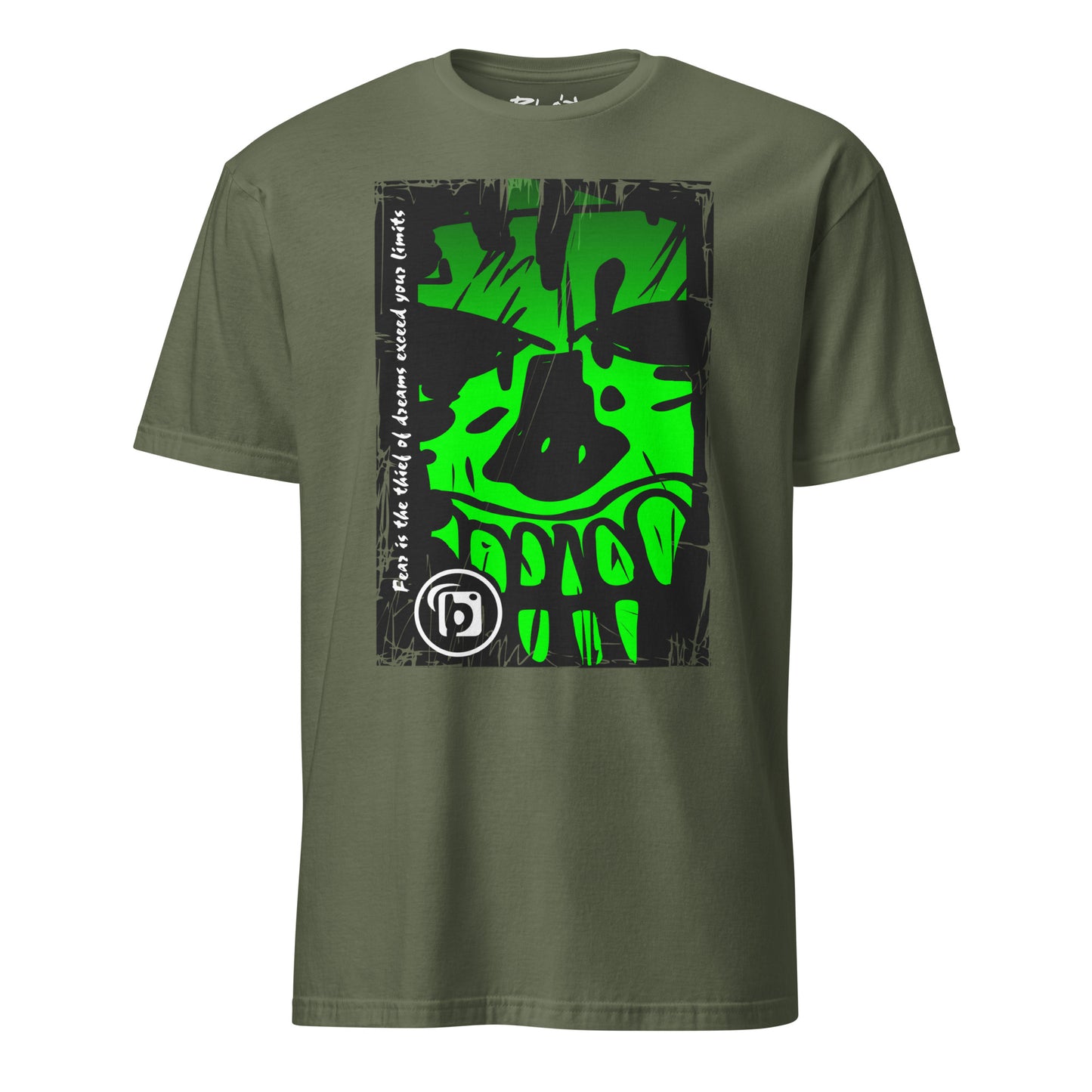 Tiki Skull - with Green Front Print - Women's Relaxed Fit