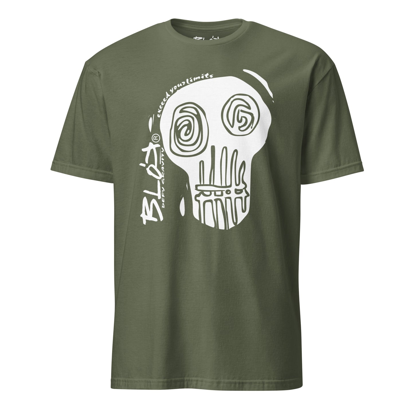 Skull - with White Front Print - Women's Relaxed Fit