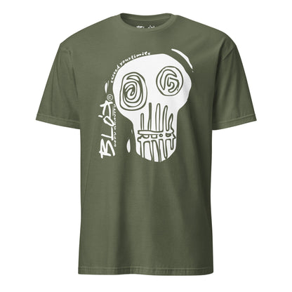 Skull - with White Front Print - Women's Relaxed Fit