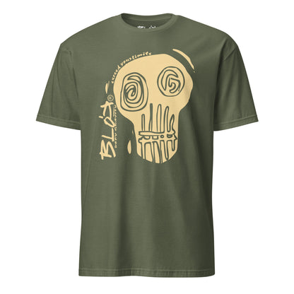 Skull - with Sand Front Print - Women's Relaxed Fit
