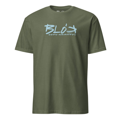 Essential Large Logo - with Light Blue Front Print - Women's Relaxed Fit