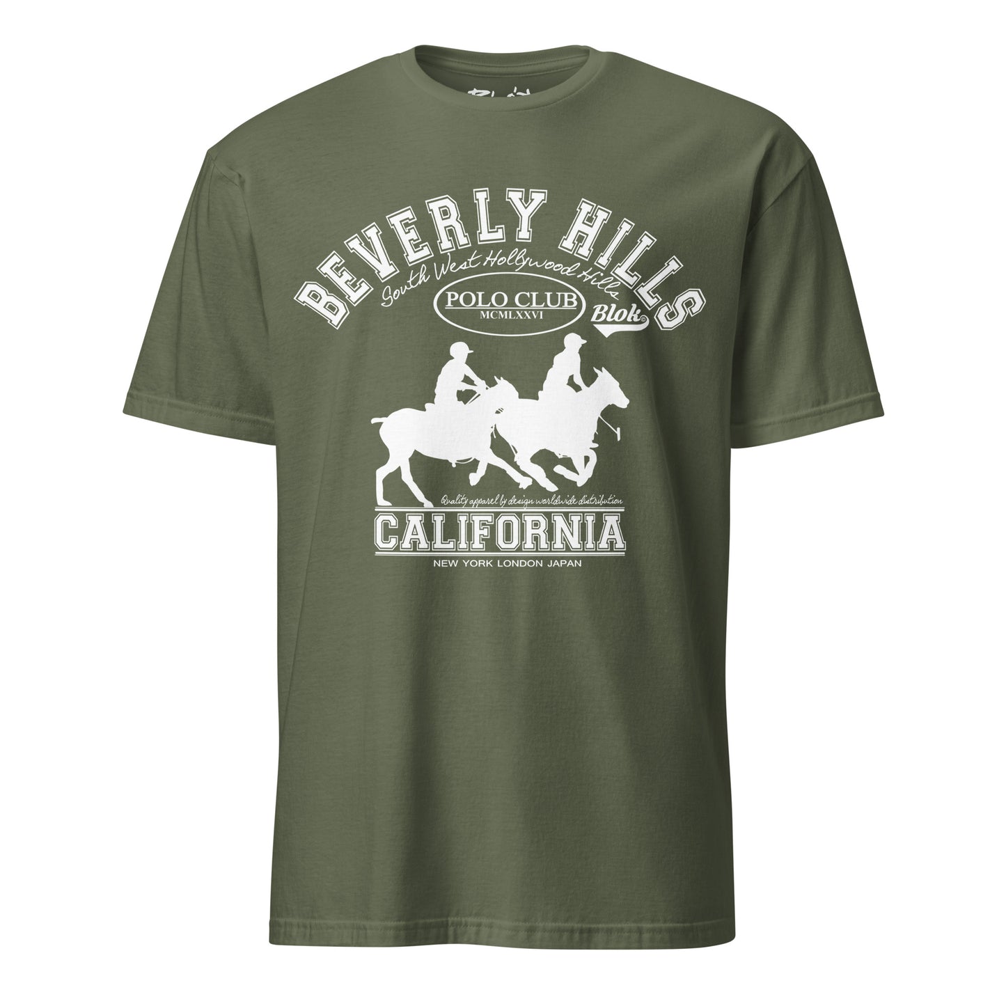 Beverly Hills Polo Club - Front Print in White - Women's Relaxed Fit
