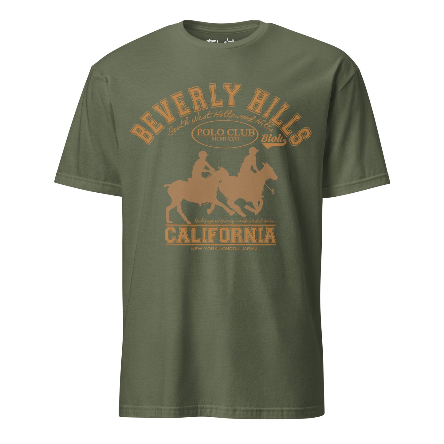 Beverly Hills Polo Club - Front Print in Gold - Women's Relaxed Fit