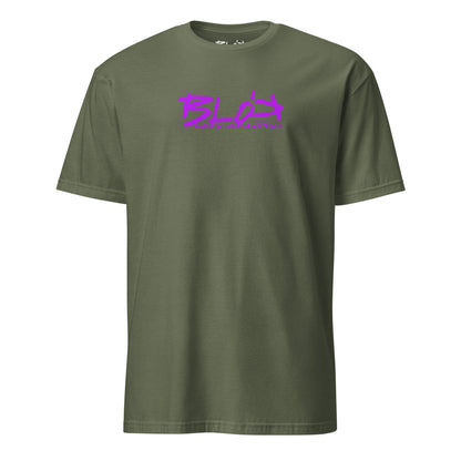 Essentials Large Logo - Purple Print - Women's Relaxed Fit