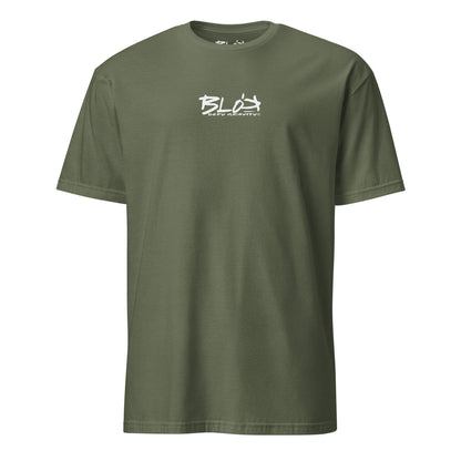 Blok logo - Front Print in White - Women's Relaxed Fit