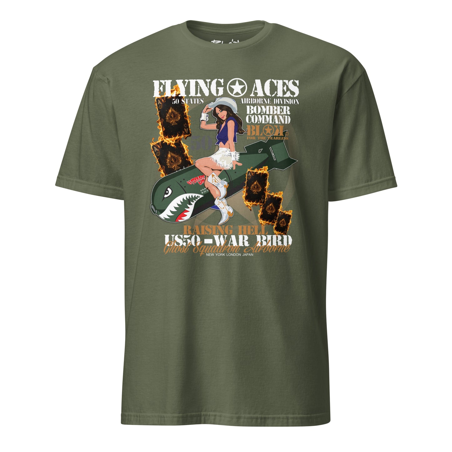 Bomber Command Five Card - Front Print - Men's Classic Fit