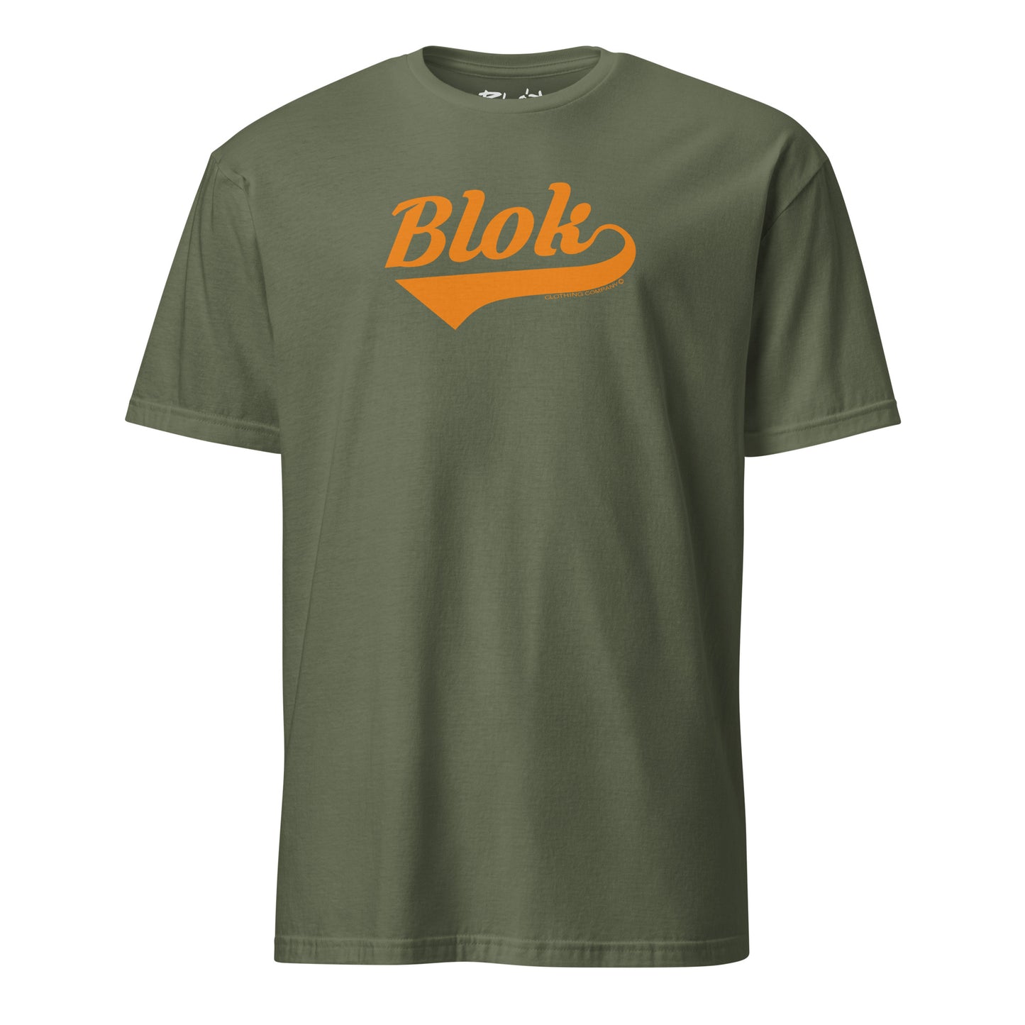 Blok Classic - Front Print - in Orange - Men's Classic Fit