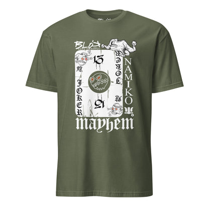 Poker Face - Front Print - in White - Men's Classic Fit