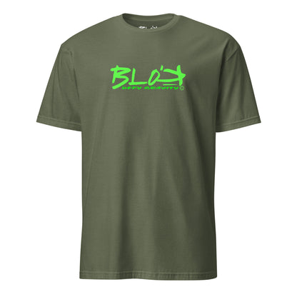 Essentials Large Logo - in Green Print - Men's Classic Fit