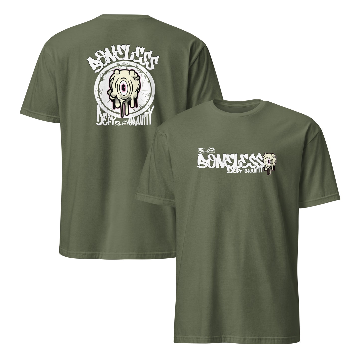 BLOK Boneless - Front & Back Print Women's Relaxed Fit Graphic T-Shirt
