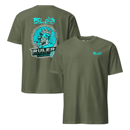 Ruler Of The Oceans - Front Print in Turquoise - Men's Classic Fit
