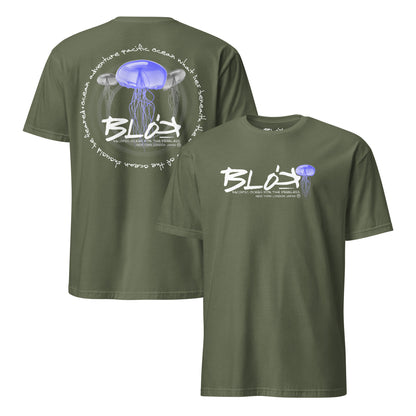 Jellyfish - Front & Back Print with White Logo - Men's Classic Fit