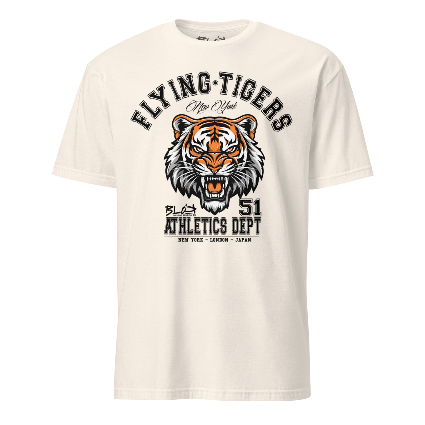 Flying Tigers - Front Print with Black Logo - Women's Relaxed Fit