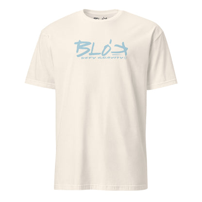 Essential Large Logo - with Light Blue Front Print - Women's Relaxed Fit