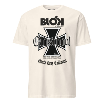 Old School Iron Cross - Front Print in Black - Women's Relaxed Fit