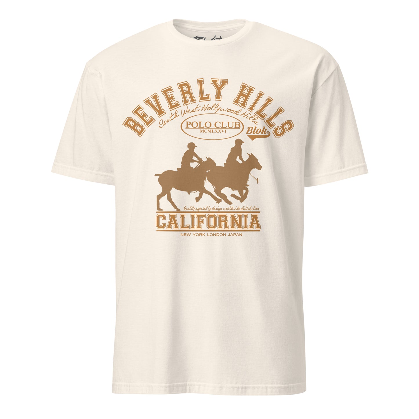 Beverly Hills Polo Club - Front Print in Gold - Women's Relaxed Fit