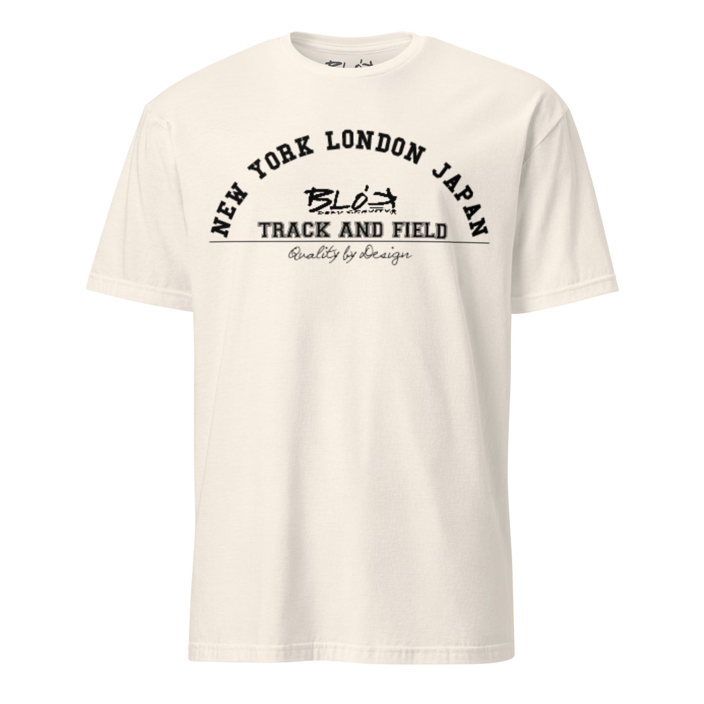 Track & Field - Front Print in Black - Women's Relaxed Fit