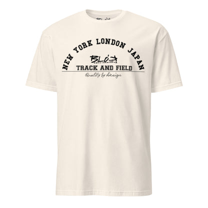 Track & Field - Front Print in Black - Women's Relaxed Fit