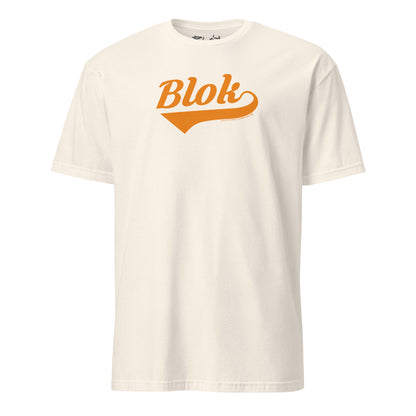 Blok Classic - Front Print - in Orange - Men's Classic Fit
