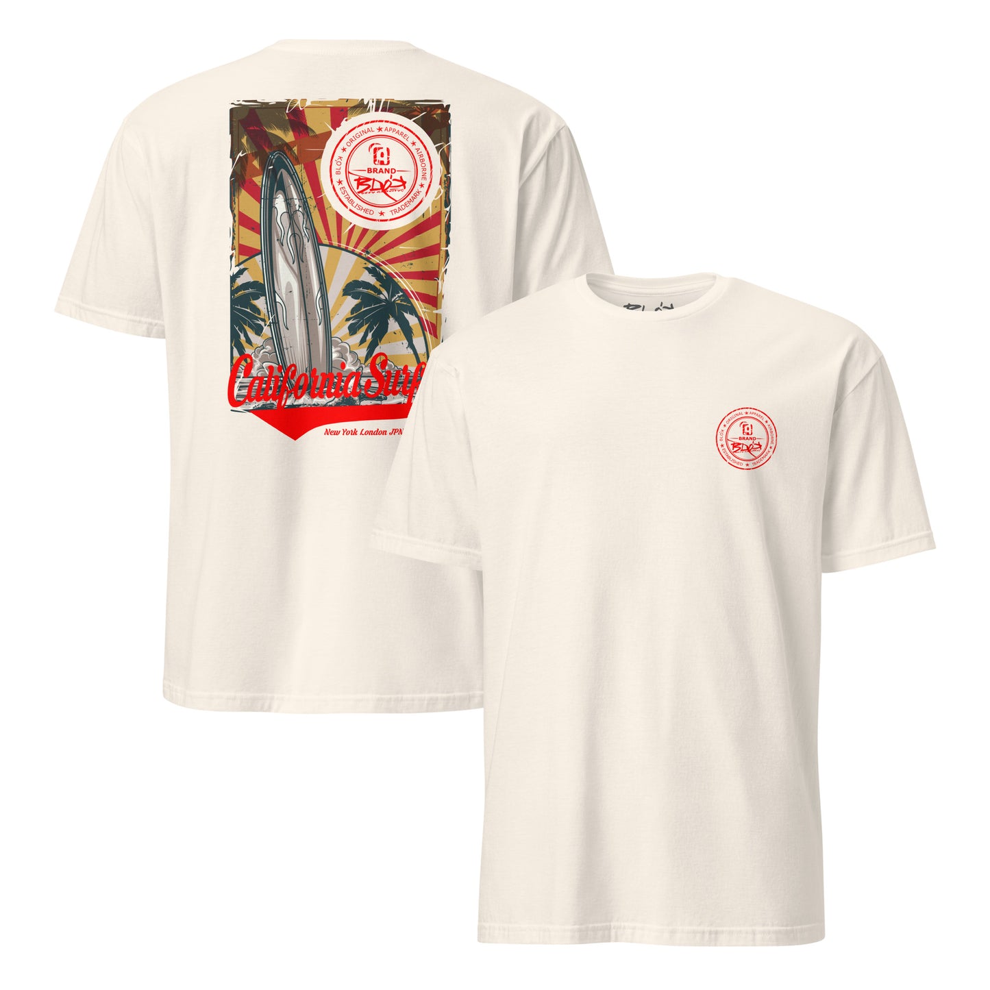 California Surf - Front & Back Print - Women's Relaxed Fit